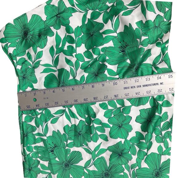 J Crew Collection Dress Women’s 8 Green Strapless Floral‎ Greenhouse Print - Picture 5 of 11
